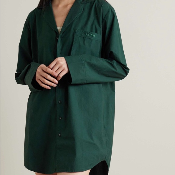 SKIMS Other - Skims Sleep Dress in Pine – NWT, Limited Edition Color